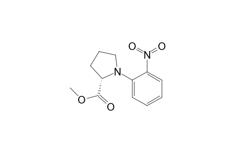 L-Proline, 1-(2-nitrophenyl)-, methyl ester