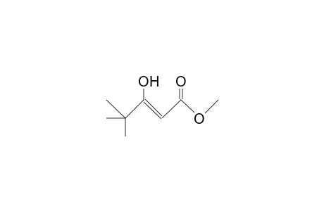 4,4-Dimethyl-3-hydroxy-trans-2-pentenoic acid, methyl ester