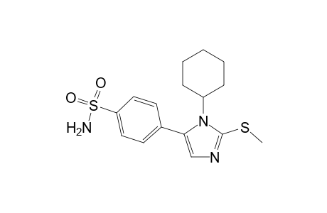 4-[1-Cyclohexyl-2-methylthioimidazol-5-yl]benzenesulfonamide