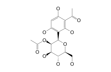 4-ACETYL-1,3,5-TRIHYDROXY-2-C-(2-O-ACETYL-BETA-D-MANNOPYRANOSYL)-BENZENE