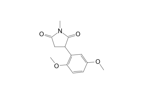 3-(2,5-Dimethoxyphenyl)-1-methylpyrrolidine-2,5-dione