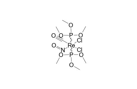 CIS-DICHLORO-BIS-(TRIMETHOXYPHOSPHINO)-NITROSO-RHENIUM-V-CARBONYL