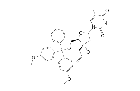 1-[3-C-ALLYL-2-DEOXY-5-O-(4,4'-DIMETHOXYTRITYL)-ALPHA-D-ERYTHRO-PENTOFURANOSYL]-THYMINE