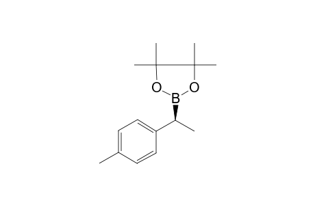 (R)-Pinacol(1-(p-methylphenyl)ethyl)boranate