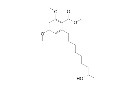 (+)-(S)-Methyl 2,4-Dimethoxy-6-(8-hydroxynonyl)benzoate