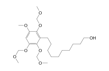 1-[2,3,6-Tris(methoxymethoxy)-5-methoxyphenyl]decan-10-ol