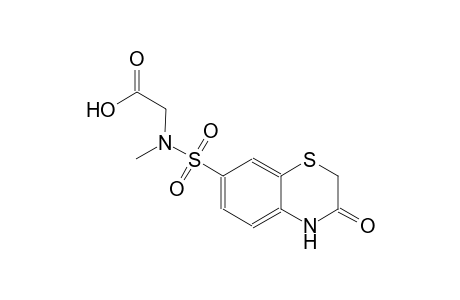 acetic acid, [[(3,4-dihydro-3-oxo-2H-1,4-benzothiazin-7-yl)sulfonyl]methylamino]-