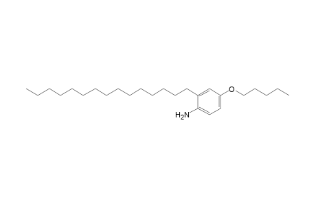 Benzenamine, 2-pentadecyl-4-(pentyloxy)-