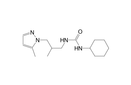 N-cyclohexyl-N'-[2-methyl-3-(5-methyl-1H-pyrazol-1-yl)propyl]urea