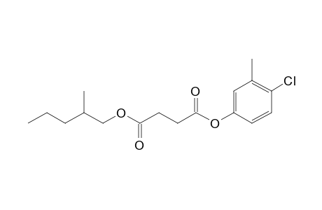 Succinic acid, 4-chloro-3-methylphenyl 2-methylpentyl ester