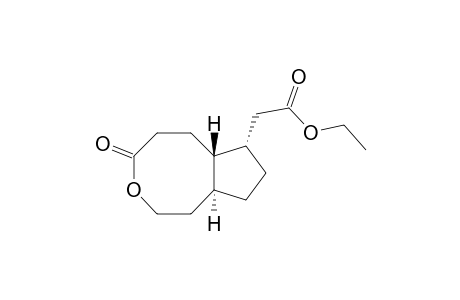 9-(Ethoxycarbonyl)methyl-4-oxabicyclo[6.3.0]undecan-5-one