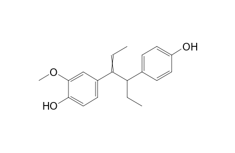 3-(3-methoxy-4-hydroxyphenyl)-4-(4-hydroxyphenyl)-2-hexene