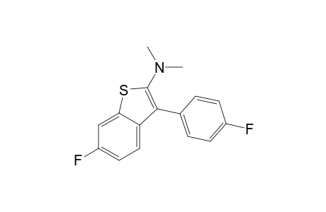 Benzo[b]thiophen-2-amine, 6-fluoro-3-(4-fluorophenyl)-N,N-dimethyl-
