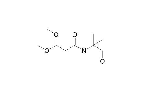N-(2-hydroxy-1,1-dimethyl-ethyl)-3,3-dimethoxy-propionamide