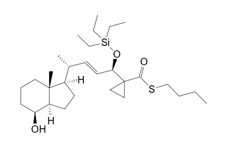 (20R,22E,24R)-Des-A,B-25-carbobutylsulfanyl-24-[(triethylsilyl)oxy]-26,27-cyclo-22-dehydrocholestan-8.beta.-ol