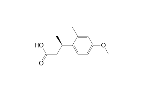 (3R)-3-(4-methoxy-2-methyl-phenyl)butanoic acid