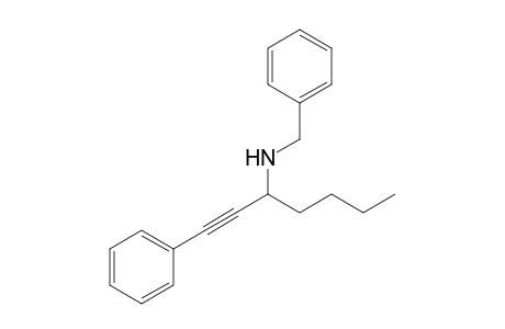 N-Benzyl-1-phenyl-1-heptyn-3-amine