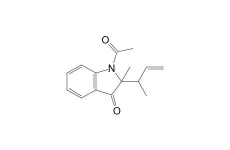 1-Acetyl-2-but-3-en-2-yl-2-methyl-3-indolone