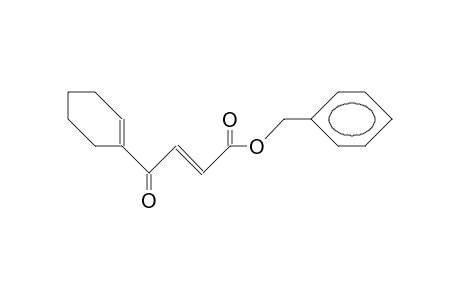 Benzyl 1-(cyclohexen-1-yl)-1-oxo-trans-2-propene-3-carboxylate