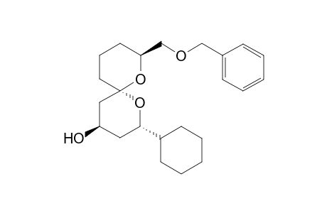 (2S,4R,6R,8S)-8-((Benzyloxy)methyl)-2-cyclohexyl-1,7-dioxaspiro[5.5]undecan-4-ol