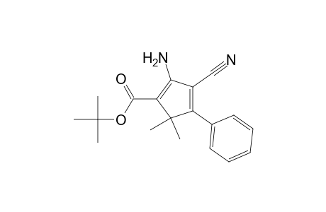1,3-Cyclopentadiene-1-carboxylic acid, 2-amino-3-cyano-5,5-dimethyl-4-phenyl-, 1,1-dimethylethyl ester