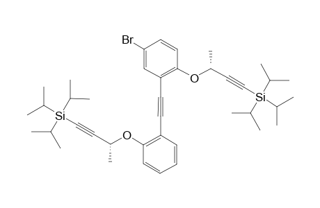 (-)-[(3R)-3-(2-{[5-Bromo-2-({(1R)-1-methyl-3-[tris(1-methylethyl)silyl]prop-2-yn-1-yl}oxy)phenyl]ethynyl}phenoxy)but-1-yn-1-yl][tris(1-methylethyl)]silane