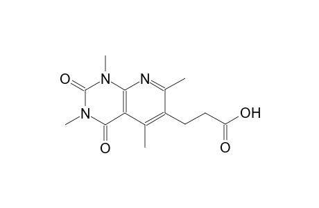 pyrido[2,3-d]pyrimidine-6-propanoic acid, 1,2,3,4-tetrahydro-1,3,5,7-tetramethyl-2,4-dioxo-