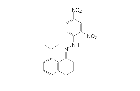 3,4-dihydro-8-isopropyl-5-methyl-1(2H)-naphthalenone, (2,4-dinitrophenyl)hydrazone