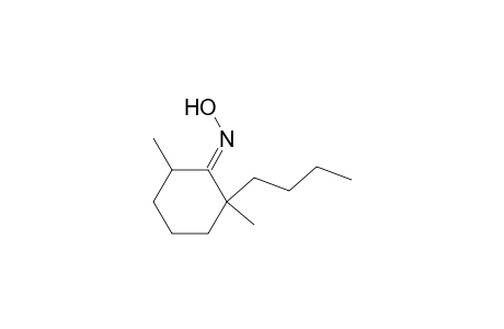 2-Butyl-2,6-dimethylcyclohexanone oxime