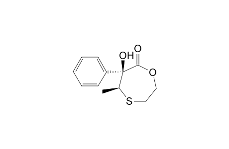 cis-3-Hydroxy-4-methyl-3-phenyl-5-thiacycloheptanelactone