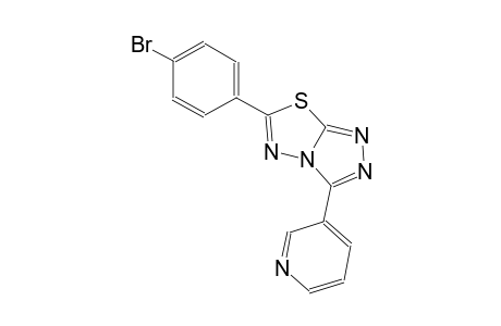 6-(4-bromophenyl)-3-(3-pyridinyl)[1,2,4]triazolo[3,4-b][1,3,4]thiadiazole