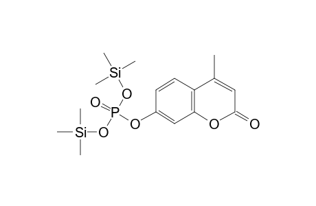 4-Methylumbelliferyl dihydrogenephosphate, 2tms