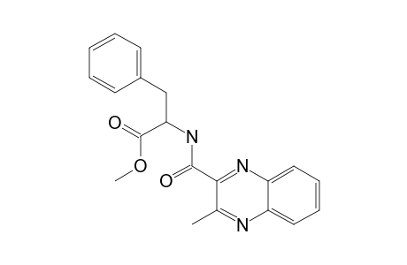 2-[(3-methylquinoxaline-2-carbonyl)amino]-3-phenyl-propionic acid methyl ester