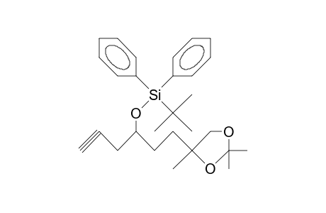 3-tert-Butyldiphenylsilyloxy-1-(2,2,4-trimethyl-1,3-dioxolan-4-yl)-hex-5-yne