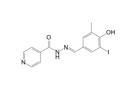 Isonicotinic acid, (4-hydroxy-3-iodo-5-methylbenzylidene)hydrazide