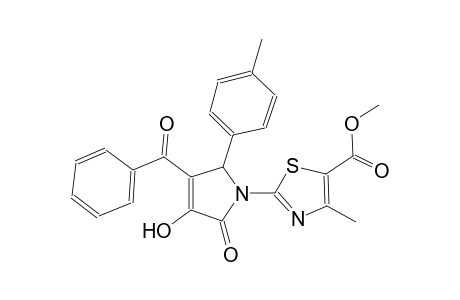 5-thiazolecarboxylic acid, 2-[3-benzoyl-2,5-dihydro-4-hydroxy-2-(4-methylphenyl)-5-oxo-1H-pyrrol-1-yl]-4-methyl-, methyl ester