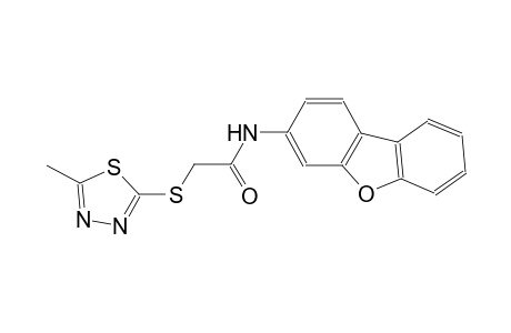 acetamide, N-dibenzo[b,d]furan-3-yl-2-[(5-methyl-1,3,4-thiadiazol-2-yl)thio]-