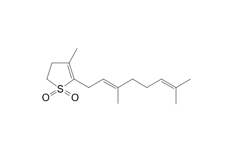 5-(3,7-Dimethylocta-2,6-dienyl)-4-methyl-2,3-dihydrothiophene 1,1-dioxide