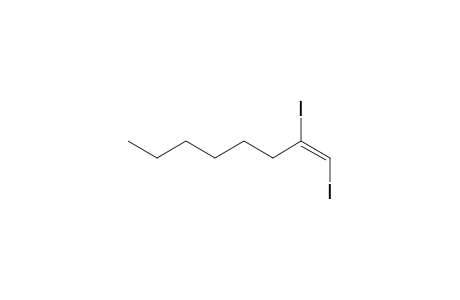1,2-Diiodo-1-n-hexylethene