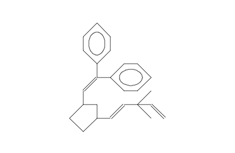 cis-(2,2-Diphenyl-vinyl)-3-(3,3-dimethyl-trans-1,4-pentadienyl-cyclopentane
