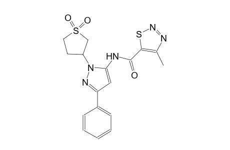 1,2,3-thiadiazole-5-carboxamide, 4-methyl-N-[3-phenyl-1-(tetrahydro-1,1-dioxido-3-thienyl)-1H-pyrazol-5-yl]-