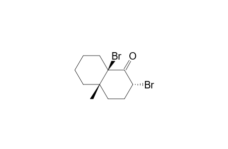 1(2H)-Naphthalenone, 2,8a-dibromooctahydro-4a-methyl-, (2.alpha.,4a.beta.,8a.beta.)-