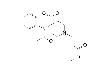 Remifentanil-M (O-demethyl-) MS2