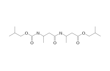 3-Aminobutyric acid, N-(N-isobutoxycarbonyl-3-aminobutyryl)-, isobutyl ester