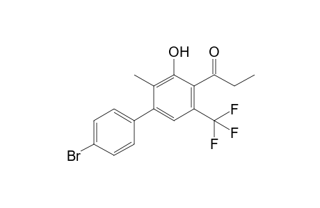 1-(4'-Bromo-3-hydroxy-2-methyl-5-trifluoromethyl-biphenyl-4-yl)propan-1-one