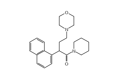 1-[4-MORPHOLINO-2-(1-NAPHTHYL)BUTYRYL]PIPERIDINE