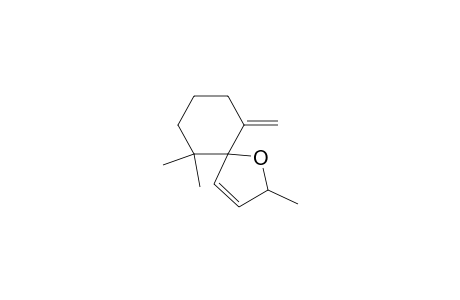 1-Oxaspiro[4.5]dec-3-ene, 2,6,6-trimethyl-10-methylene-