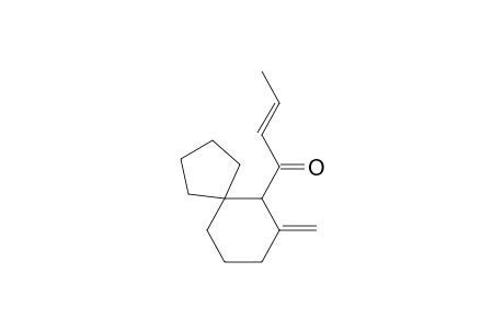 (E)-1-(7-methylenespiro[4.5]decane-6-yl)but-2-en-1-one
