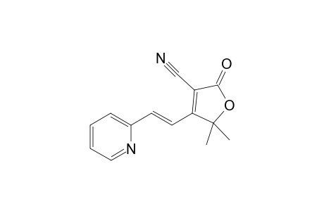 3-Cyano-4-(pyridin-2-ylvinyl)-5,5-dimethyl-2(5H)-furanone