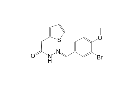 N'-[(E)-(3-bromo-4-methoxyphenyl)methylidene]-2-(2-thienyl)acetohydrazide